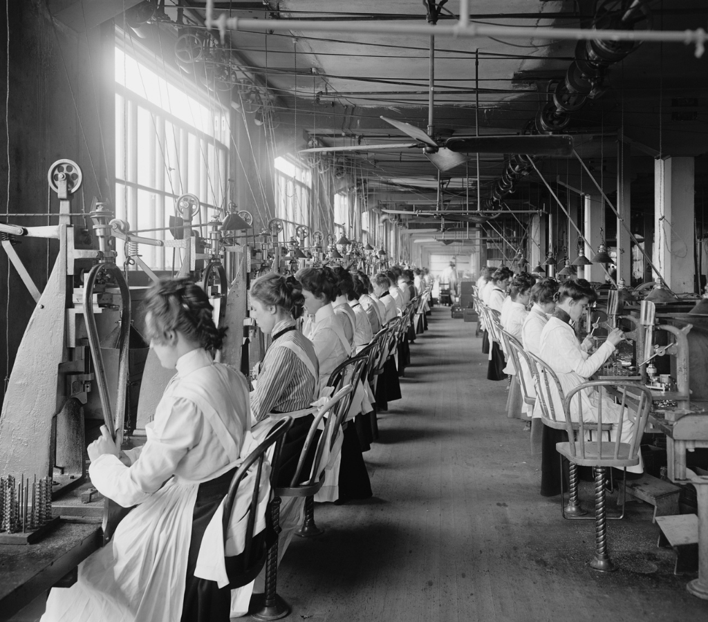 çalışan işçiler, 1900ler